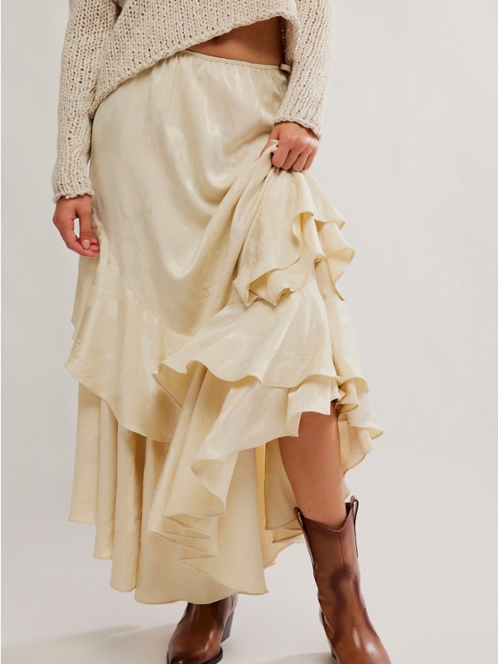 Free People Autumn Promenade Maxi Skirt - Picture 1 of 3